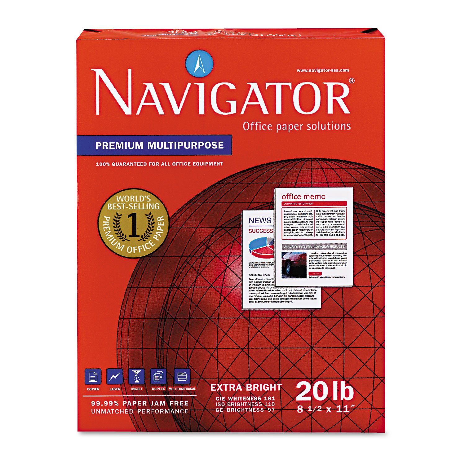 Amazon.com : Navigator NMP1120 Premium Multipurpose Paper, 97